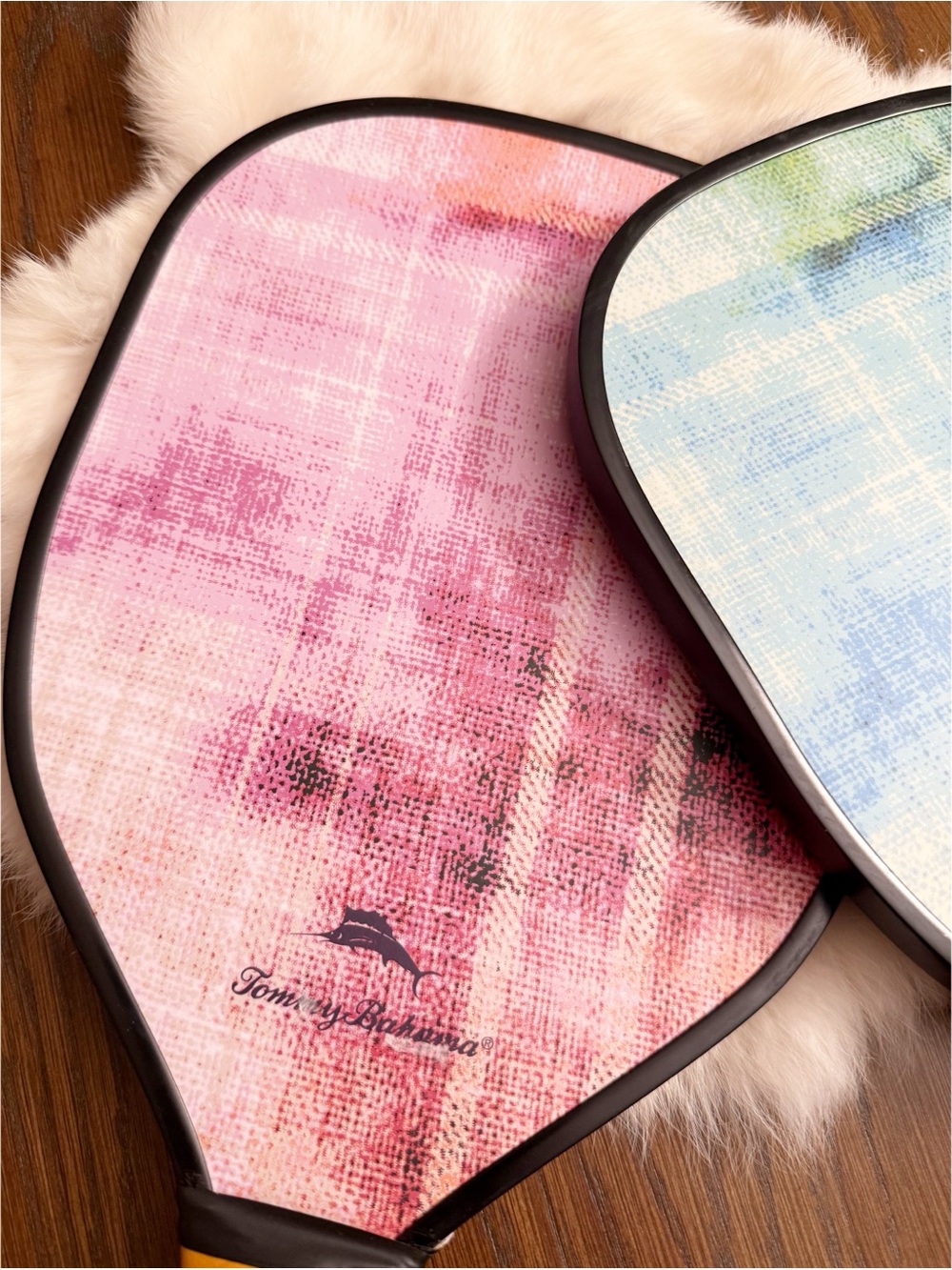 Tommy Bahama Pink and Blue Pickleball Paddles - Picture 3 of 5